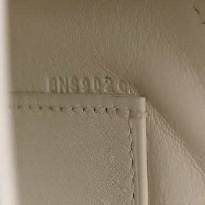 Hermès Kelly Pochette Clutch White Swift Leather Gold Palladium Hardware