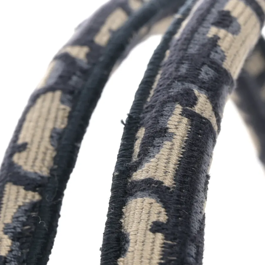 Dior Medium Book Tote Blue Multicolor Oblique Canvas