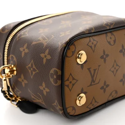 Louis Vuitton Vanity PM Reverse Monogram Canvas Gold Hardware