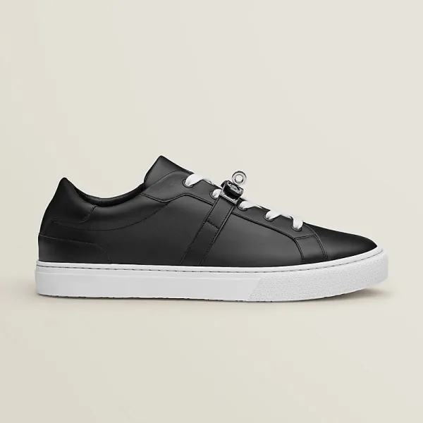 HERMES Day Sneakers Black Sports Shoes