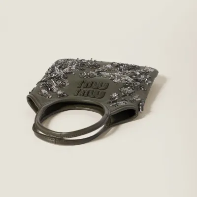 Miu Miu IVY Beaded embroidery Shoulder Bags