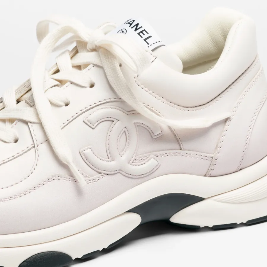 Chanel Calfskin printed in lavender Sneakers