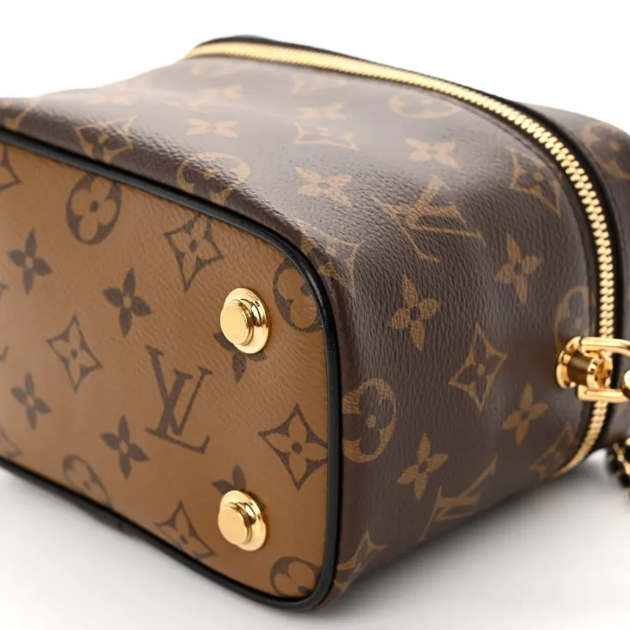 Louis Vuitton Vanity PM Reverse Monogram Canvas Gold Hardware