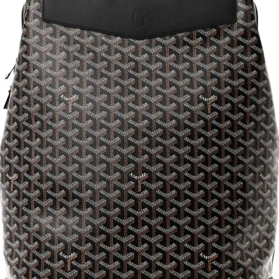 Goyard Cisalpin Backpack MM Black Goyardine Canvas & Calfskin Leather