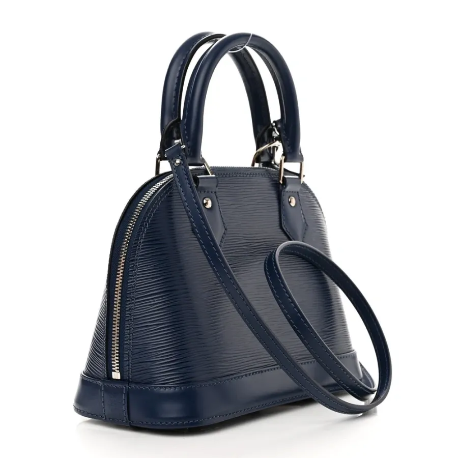 Louis Vuitton Alma BB Indigo Epi Leather Silver Hardware