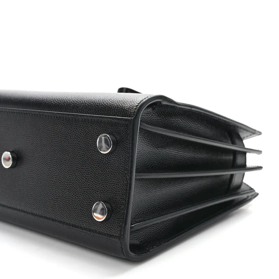 Saint Laurent Nano Sac De Jour Black Grained Calfskin Leather