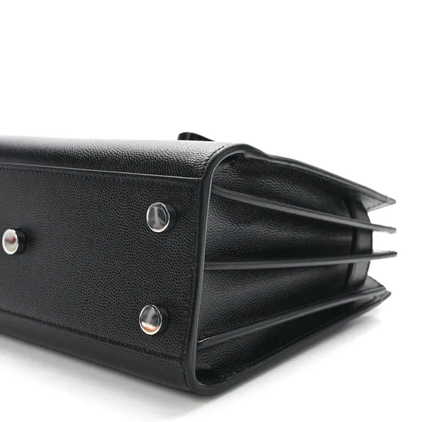 Saint Laurent Nano Sac De Jour Black Grained Calfskin Leather - Image 4