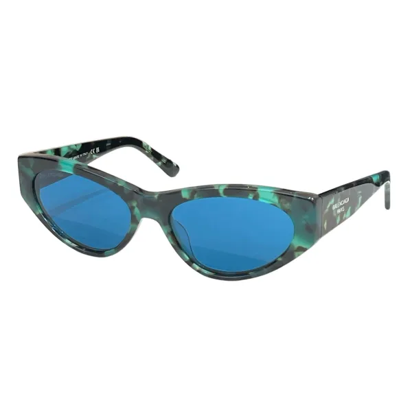 Balenciaga Cat Eye glasses black/white/green leopard/brown black/burgundy/leopard brown color Size 57口19-145 - Image 4