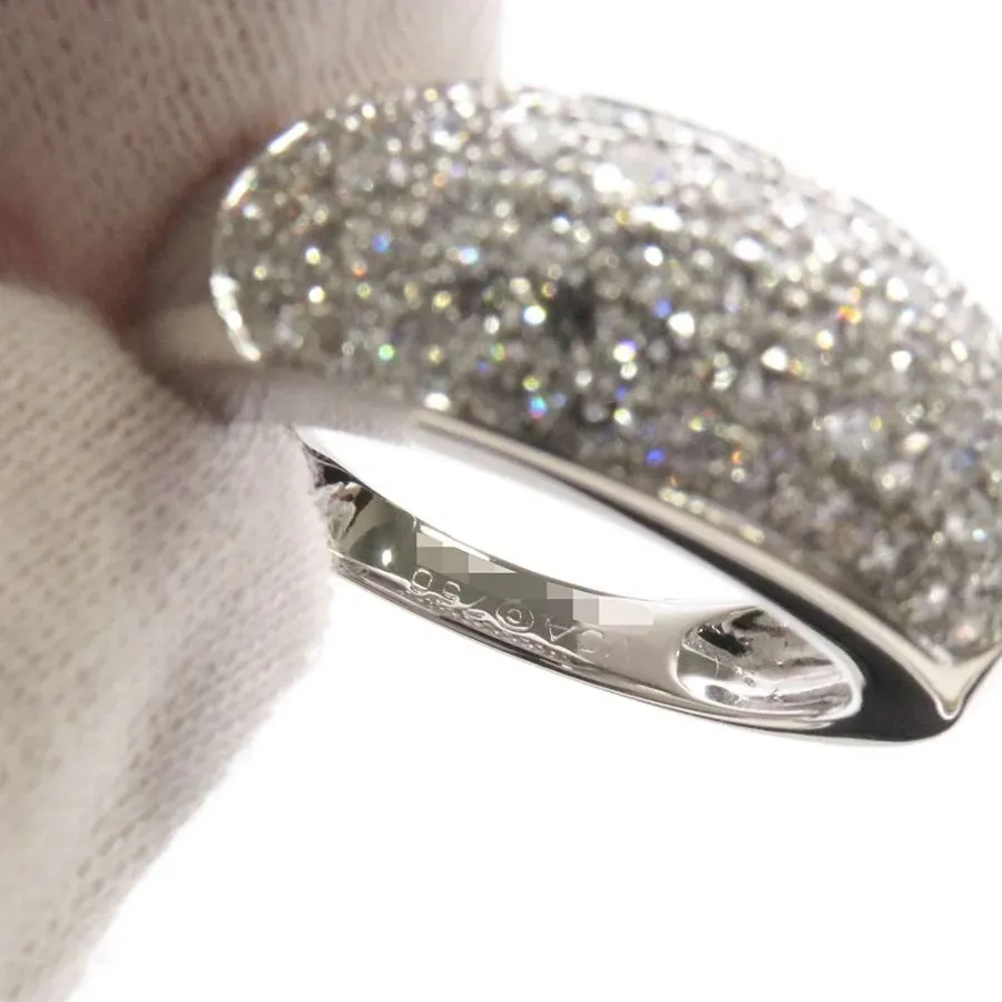 Van Cleef & Arpels Evolution Pave Diamond Ring Size Approximately No. 16