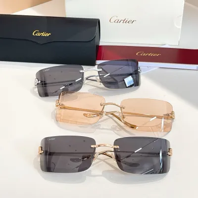 Cartier glasses black gold/apricot/black silver color Size 71口18 115