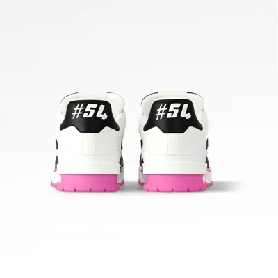 Louis Vuitton White with Black pink Sneakers