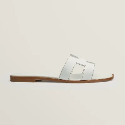 HERMES Oran white Slippers