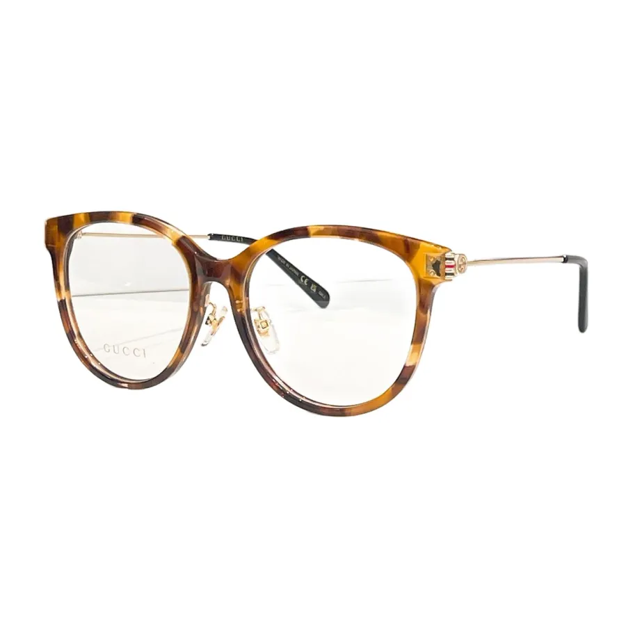 Gucci Boston frame glasses grey/black gold/black/leopard/yellow leopard color Size 56口18-145