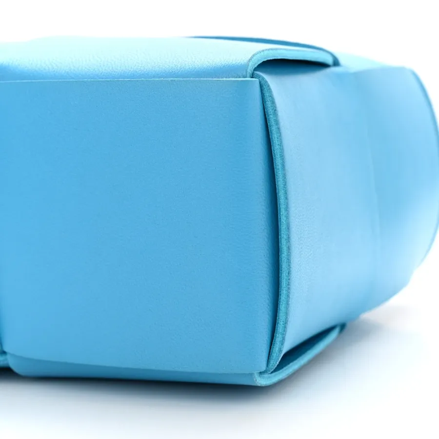 Bottega Veneta Maxi Intrecciato Mini Arco Tote Pool Grained Calfskin Leather