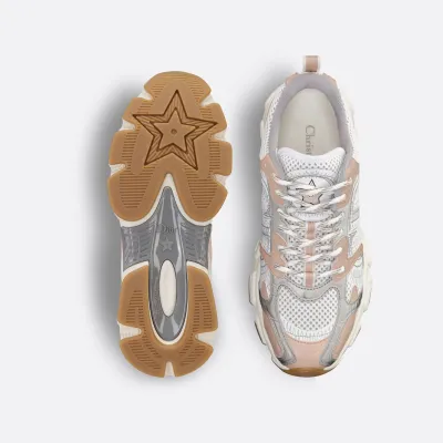Dior Pink, gray, silver sneakers