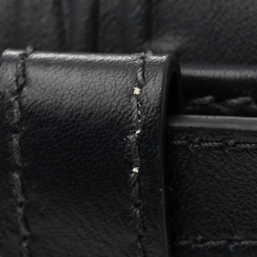 Dior Small Montaigne 30 2-in-1 Pouch Blue Oblique Canvas Gold Hardware