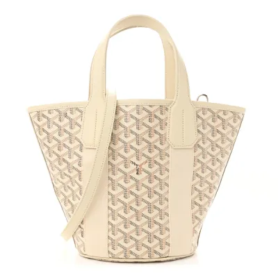 Goyard Belharra Tote PM Sand Goyardine Canvas