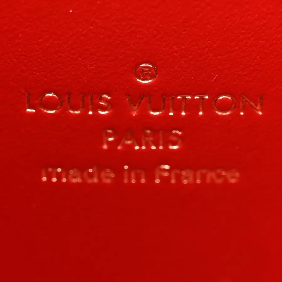 Louis Vuitton Malletage Top Handle GO-14 MM Rouge Lambskin Leather Gold Hardware