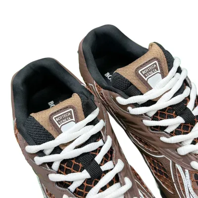 Bottega Veneta Orbit Sneakers In Brown Suede/Technical Fabric/Mesh Lace-Up Sneaker