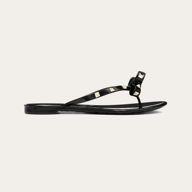 VALENTINO Rubber rivet toe sandals