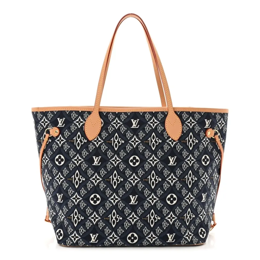 Louis Vuitton Neverfull MM Blue Jacquard Since 1854