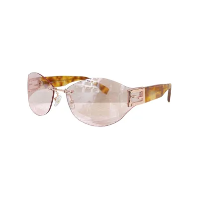 Fendi glasses black leopard/pink/silver/brown leopard/purple/grey color Size 58口18-140