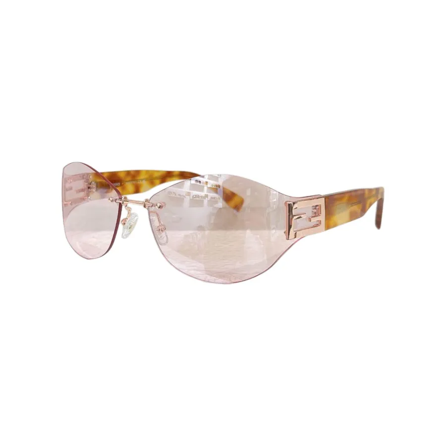 Fendi glasses black leopard/pink/silver/brown leopard/purple/grey color Size 58口18-140