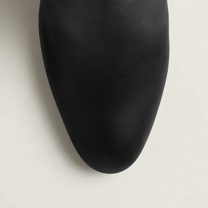 HERMES Saint Germain Black ankle boots