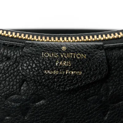 Louis Vuitton Easy Pouch on Strap PM Black Empreinte Leather Gold Hardware