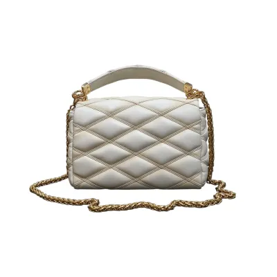 Louis Vuitton GO-14 MM White/Black/Navy Blue/Grey/Pink Lambskin Leather Gold Hardware