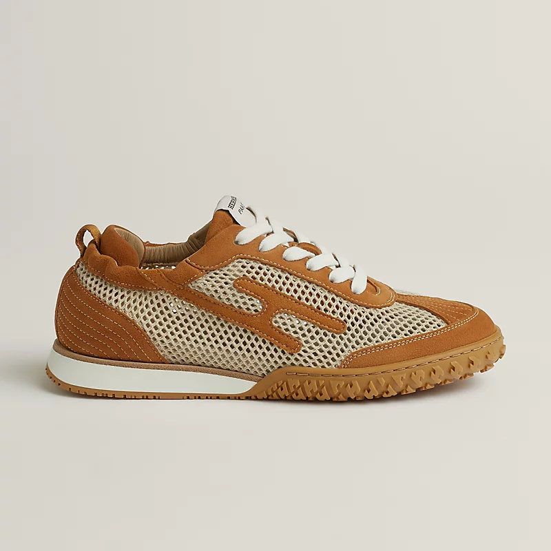 HERMES Jet Sneakers Tênis Esportivos Marrom
