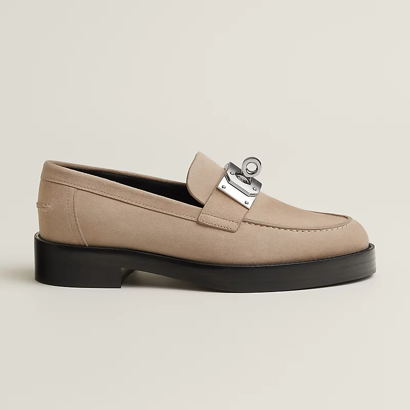HERMES Loafers na cor Bege Quente