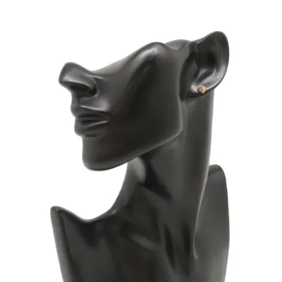 HERMES HERMES Crew de H Stud Earrings