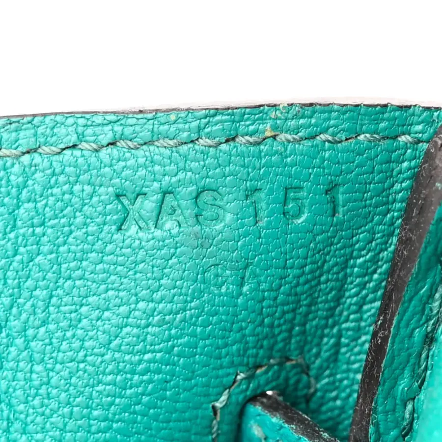 Hermès Birkin 30 Bleu Paon Epsom Leather Gold Hardware