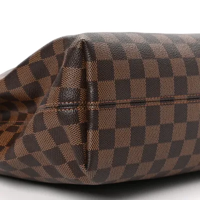 Louis Vuitton Graceful PM Damier Ebene Canvas Gold Hardware