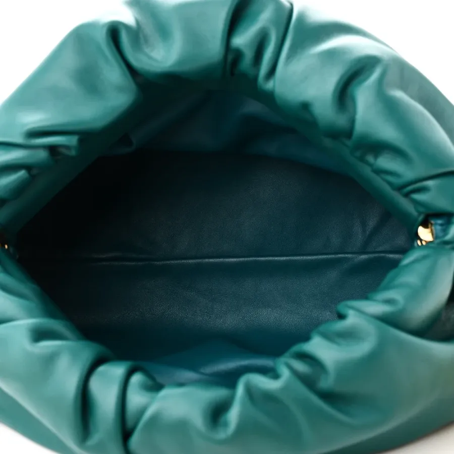 Bottega Veneta Medium The Pouch Chain Mallard Calfskin Leather