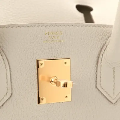 Hermès Birkin 30 Beton Togo Leather Gold Hardware