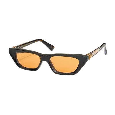 Saint Laurent square frame glasses blue/black orange/white orange/red color Size 52口19-150