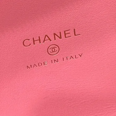 Chanel Pink /  White / Black / Wine Red / Lvory White Quilted Pelleted Calfskin Leather Crossbody Bags