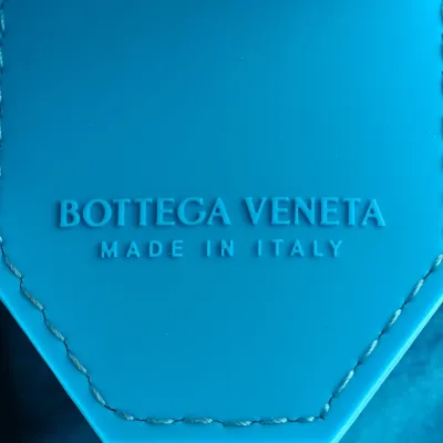 Bottega Veneta Small Maxi Intreccio Cassette Crossbody Bag Pool Paper Calfskin Leather