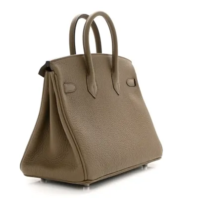 Hermès Birkin 25 Toundra Togo Leather Palladium Hardware