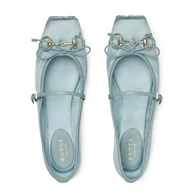 Gucci blue Ballet Shoes Flat Shoes