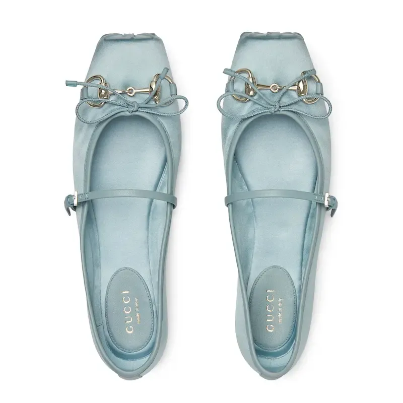 Gucci blue Ballet Shoes Flat Shoes