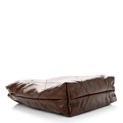 Grade Chanel 22 Mini Brown Bag for Women