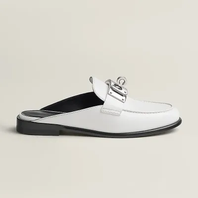 HERMES Iota Mule white Slippers