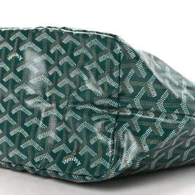 Goyard Saint Louis Tote PM Green Goyardine Canvas