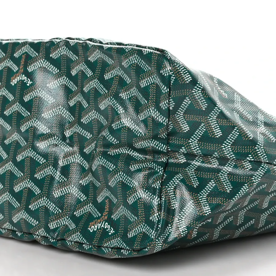 Goyard Saint Louis Tote PM Green Goyardine Canvas
