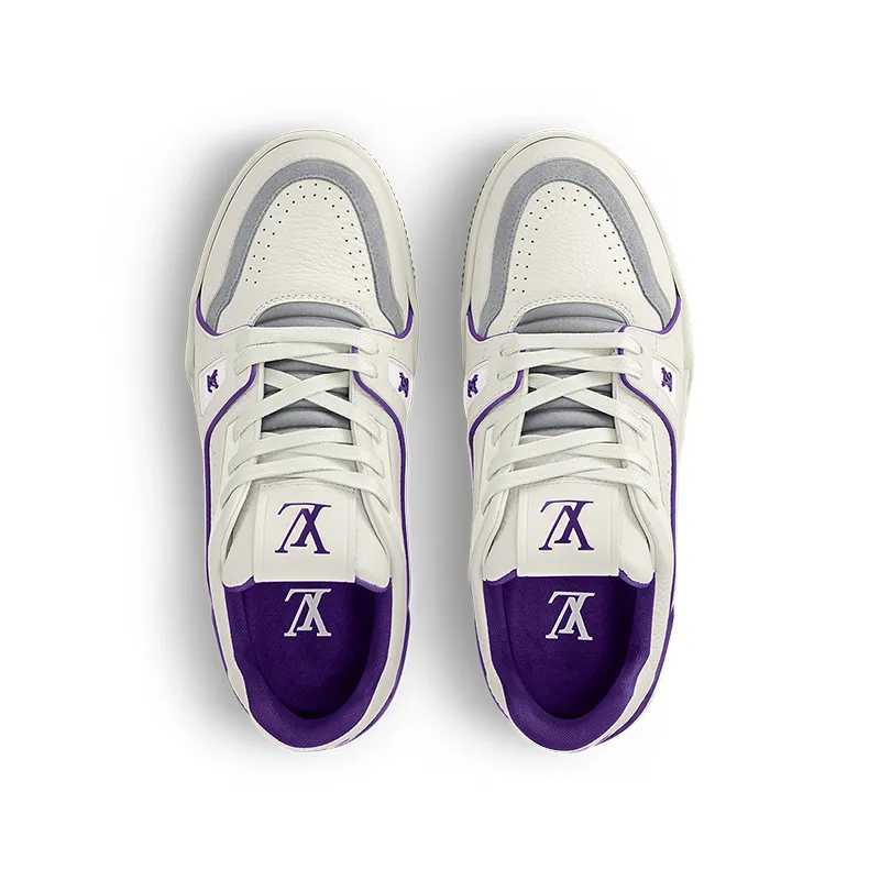 Louis Vuitton White with Puple Sneakers