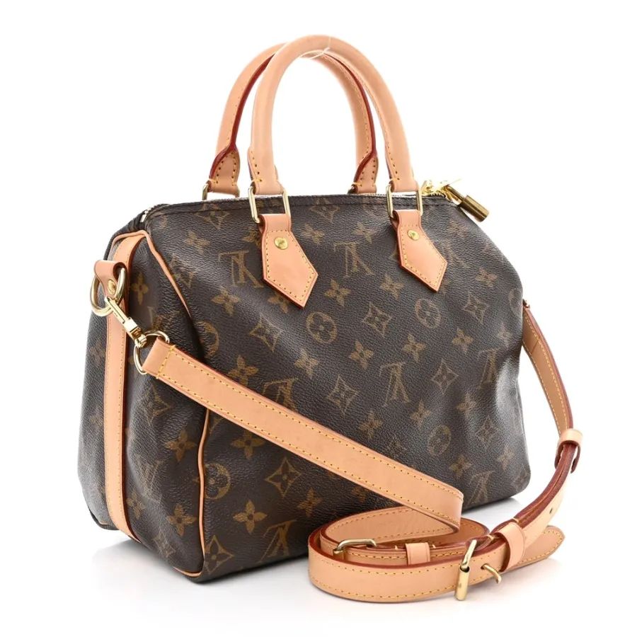 Louis Vuitton Speedy Bandouliere 25 Monogram Canvas Gold Hardware