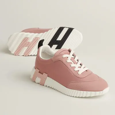 HERMES pink Sneakers Bouncing Sports Shoes